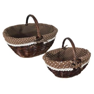Bevásárló Kosár Barna 68-110/S - 27*21*H15/21cm