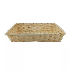 Kosár bambusz natúr nagy  8-61 42X31X8CM 1DB