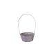 FLORENTIN BAMBUSZ OVÁL ANTIKOLT LILA 66-2-A/30X22X13/49CM 1DB