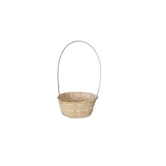   Bambusz Flor. Ovál Antikolt Citrom 66-2-A/CITROM - 30*22*H13/49cm