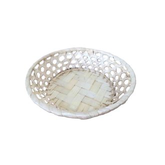 Bambusz Kosár Kerek Natúr 208-57 - D20*H5cm