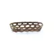 KOSÁR BAMBUSZ LYUKACSOS OVÁL BARNA 208-40 18X8XH4CM 1DB