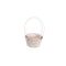 Bambusz Flor. Kerek Fehér S/3 66-44-A/FEHÉR - D21*H10/36cm