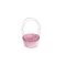 Bambusz Flor. Kerek Antikolt Pink S/3 66-44-A/PINK - D21*H10/36cm