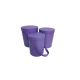 PAPÍRDOBOZ AJÁNDÉK-VIRÁG SZETT 100-48/LILA D21XH24CM 3DB 1CS