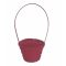 Bambusz Flor. Antikolt Piros 66-38-A/PIROS - D13*H9,5/29cm