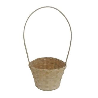Bambusz Flor. Antikolt Fehér 66-38-A/FEHÉR - D13*H9,5/29cm