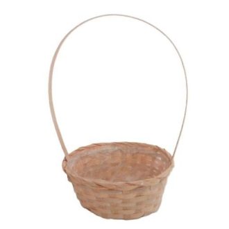   Bambusz Flor. Ovál Antikolt Kicsi 66-22-A/NARANCS - 25*18*H10/40cm