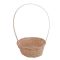 Bambusz Flor. Ovál Antikolt Kicsi 66-22-A/NARANCS - 25*18*H10/40cm