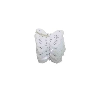Ajtódísz Pillangó Fehér 88-AD-45/FEHÉR - 7*5,5cm 