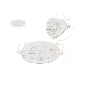 KOSÁR KENYERES MŰAANYAG KEREK FEHÉR 70-P-2 D30XH3,5CM 1DB