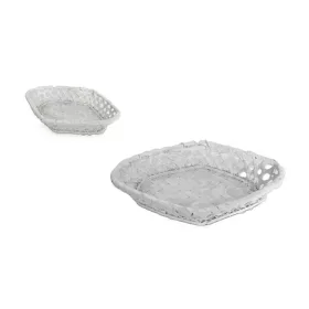 KOSÁR BAMBUSZ FEHÉR 208-99/W 26X19XH5CM 1DB