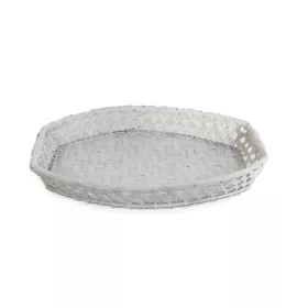 KOSÁR BAMBUSZ FEHÉR 208-01/W 25X35XH5CM 1DB