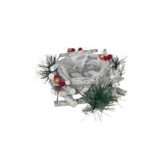 Kaspó Téli Fenyő 210-202 - D16*H7cm
