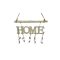 Ajtódísz Home 210-ADF-10 - 32*9cm
