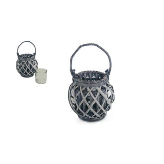 Mécsestartó Szürke 90-M-2/SZÜRKE - D14/22*H19cm 