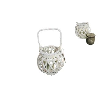 Mécsestartó Fehér 90-M-2/FEHÉR - D15/20*H20cm