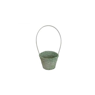 Bambusz Flor. Antikolt Zöld 66-38-A/ZÖLD - D13*H9,5/29cm