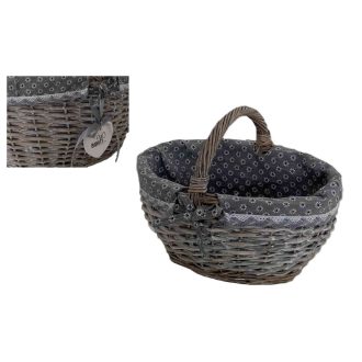 Bevásárló Kosár Szürke 68-51-GREY/M - 46*35*H25/34cm