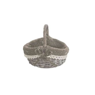 Bevásárló Kosár Szürke 68-58-GREY/S - 24*18*H9/13/21cm