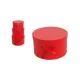PAPÍRDOBOZ SZETT/3 AJÁNDÉK-VIRÁG 100-25/PIROS D15XH8CM 1DB
