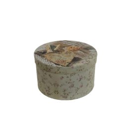   PAPÍRDOBOZ SZETT/3 AJÁNDÉK-VIRÁG 100-14/KICSI D15XH8CM 1DB