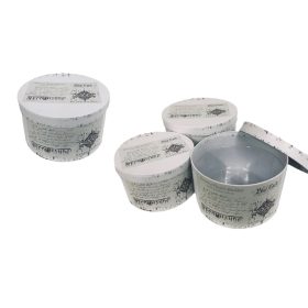   PAPÍRDOBOZ SZETT/3 AJÁNDÉK-VIRÁG 100-21/KICSI D15XH8CM 1DB