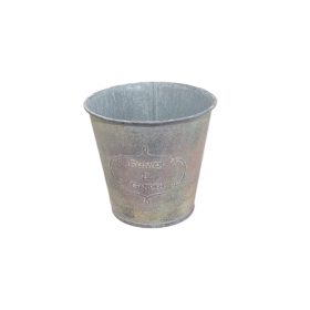 KASPÓ BÁDOG MOSOTT SZÜRKE 140-B-103 D13XH12CM 1DB