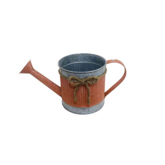 Bádog Kanna Szürke, Kötél Masnis 140-B-204 - D12*H12cm