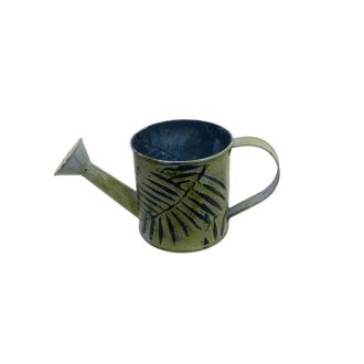 Bádog Kanna Trópusi Zöld 140-B-206 - D10*H10cm