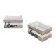 VIRÁGLÁDA MINI FLEURS FELIRATTAL 140-W-500/M 27X17,5XH11,5/12,5CM 1DB