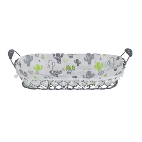 KOSÁR KENYERES OVÁL KAKTUSZ 70-F-51 36X15XH8CM 1DB