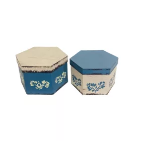   PAPÍRDOBOZ SZETT/2 AJÁNDÉK-VIRÁG BN 100-2160 20X20XH12CM 1DB