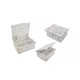 TÁROLÓ VESSZŐ FEDELES FEHÉR 90-22-D6 - 21X17XH9CM 1DB