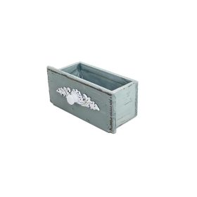 KASPÓ VINTAGE KÉK 140-W-22-01 22,5/19,5X10XH10CM 1DB