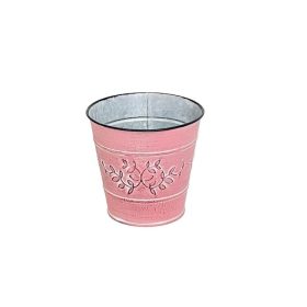 KASPÓ BÁDOG PINK KEREK 140-B-22-81 D13/9XH12CM 1DB