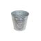 Bádog Kaspó Szürke Hópihés 140-B-22-45/L - D18/13*H16,5cm