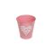 Bádog Kaspó Pink, Szív A Szívben 140-B-22-07 - D13/9*H13cm