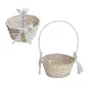 KOSÁR RATTAN FONOTT FÜLES FEHÉR MASNIS 66-39-A/FEHÉR-D19XH9/32CM 1DB