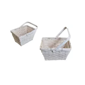   KOSÁR FONOTT FEHÉR ANTIKOLT TÉGLA LF 66-25-A/19X16XH11/21CM 1DB