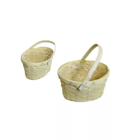   KOSÁR FONOTT CITROM SZÍNŰ OVÁLIS LF 66-25-A/19X16XH11/21CM 1DB
