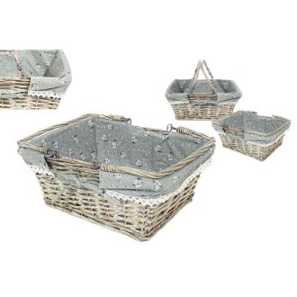 Bevásárló Kosár Lf Szürke 68-96/GREY - 35*27*H15cm