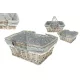 Bevásárló Kosár Lf Szürke 68-96/GREY - 35*27*H15cm