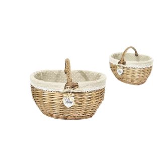 Bevásárló Kosár Natúr 68-13/M - 46*32*H24/34cm