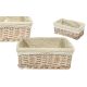 Fonott Kosár Anyaggal Bélelt 68-901/S - 25*15*H10cm