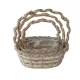 KOSÁR RATTAN FONOTT FÜLES OVÁL SZETT 54-202-31X24XH12/34CM 3DB 1CS