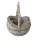 KOSÁR RATTAN FONOTT FÜLES KEREK 54-205-D25XH13/18/33CM 3DB 1CS