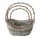 KOSÁR RATTAN FONOTT FÜLES OVÁL 54-206-33X24XH11/16/37CM 3DB 1CS