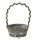 KOSÁR RATTAN FONOTT FÜLES OVÁL MASNIS 54-101-27X19XH12/42CM 1DB