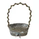 KOSÁR RATTAN FONOTT FÜLES OVÁL MASNIS 54-101-27X19XH12/42CM 1DB